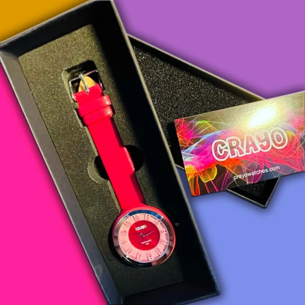 CRAYO Celebration Unisex Pink Watch